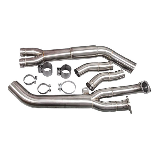 SFL AFTERMARKET 3.5 Resonated Single Mid pipe