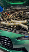 SFL aftermarket 3.5in G8X Cat less downpipes